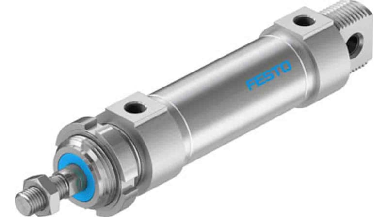 Festo Pneumatic Roundline Cylinder 32mm Bore, 50mm Stroke, DSNU Series, Double Acting