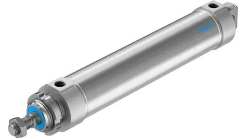 Festo Pneumatic Roundline Cylinder 63mm Bore, 250mm Stroke, DSNU Series, Double Acting