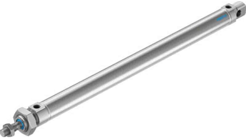 Festo Pneumatic Roundline Cylinder 25mm Bore, 400mm Stroke, DSNU Series, Double Acting
