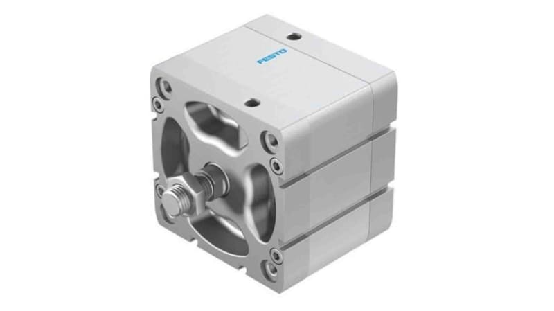 Festo Pneumatic Compact Cylinder 100mm Bore, 30mm Stroke, ADN Series, Double Acting