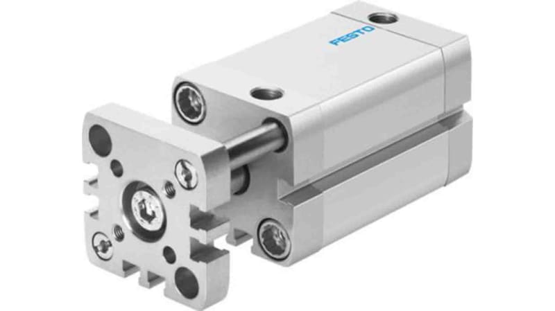 Festo Pneumatic Compact Cylinder 25mm Bore, 20mm Stroke, ADNGF Series, Double Acting