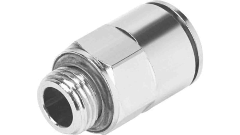 Festo Straight Threaded Adaptor to G 1/8 Male to Push In 6 mm
