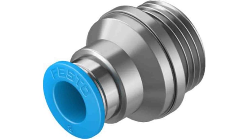 Festo Straight Threaded Adaptor to G 1/2 Male to Push In 12 mm