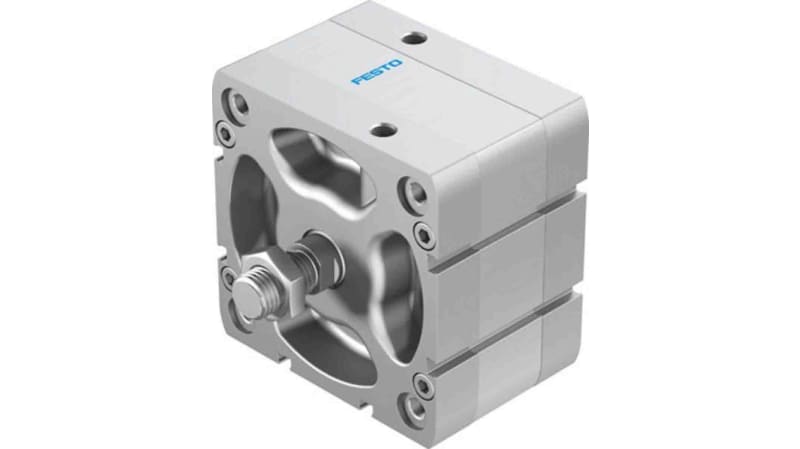 Festo Pneumatic Compact Cylinder 100mm Bore, 10mm Stroke, ADN Series, Double Acting