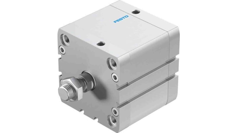 Festo Pneumatic Compact Cylinder 80mm Bore, 40mm Stroke, ADN Series, Double Acting