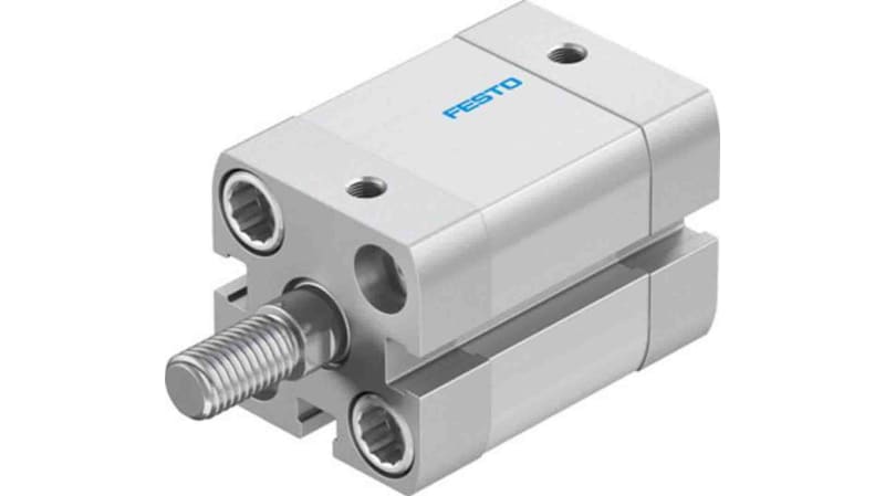 Festo Pneumatic Compact Cylinder 20mm Bore, 15mm Stroke, ADN Series, Double Acting