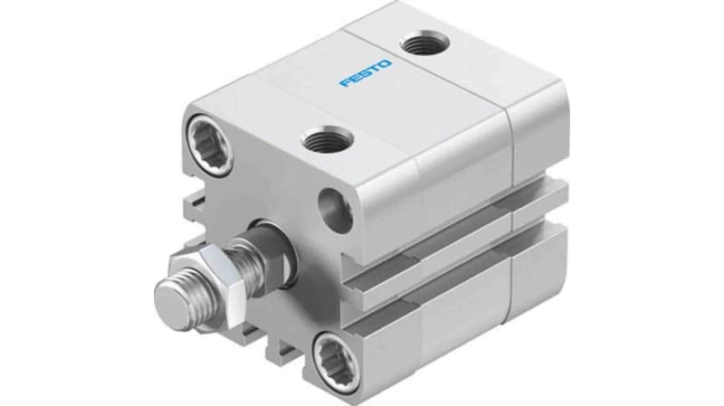 Festo Pneumatic Compact Cylinder 32mm Bore, 10mm Stroke, ADN Series, Double Acting