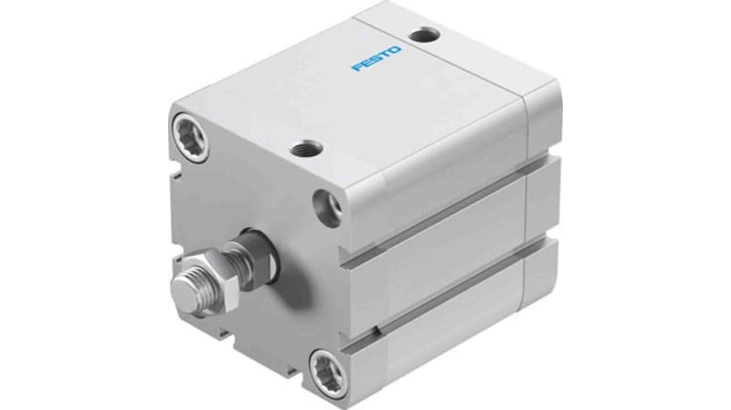 Festo Pneumatic Compact Cylinder 63mm Bore, 40mm Stroke, ADN Series, Double Acting