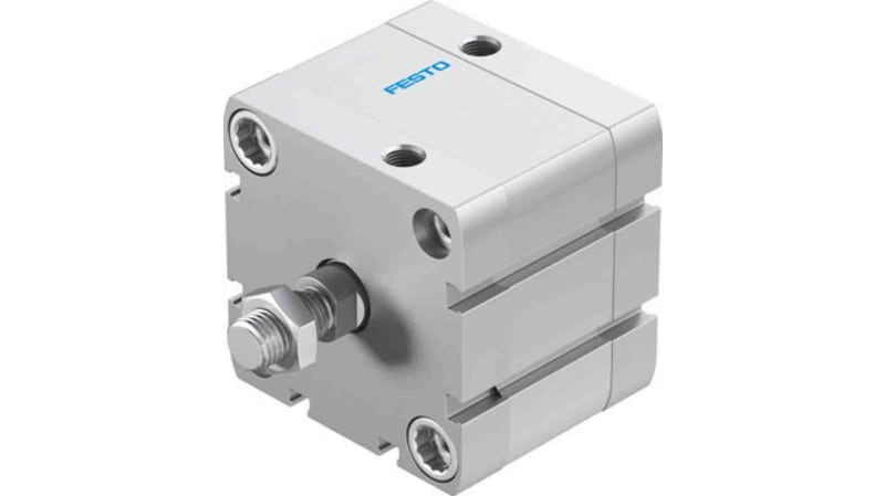 Festo Pneumatic Compact Cylinder 63mm Bore, 15mm Stroke, ADN Series, Double Acting