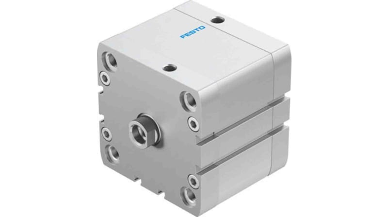 Festo Pneumatic Compact Cylinder 80mm Bore, 30mm Stroke, ADN Series, Double Acting