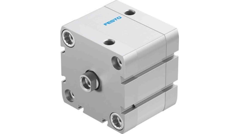 Festo Pneumatic Compact Cylinder 63mm Bore, 15mm Stroke, ADN Series, Double Acting