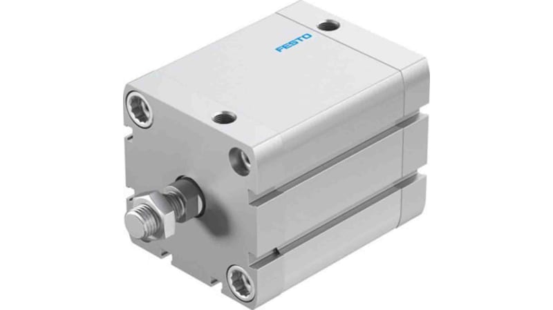 Festo Pneumatic Compact Cylinder 63mm Bore, 50mm Stroke, ADN Series, Double Acting