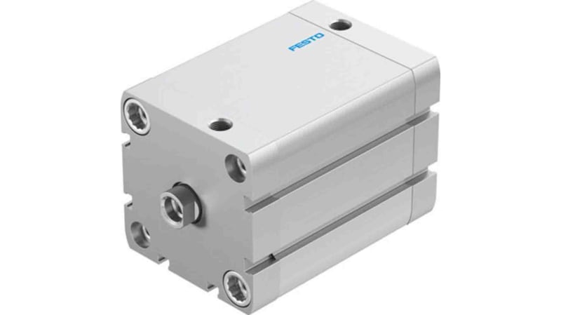 Festo Pneumatic Compact Cylinder 63mm Bore, 60mm Stroke, ADN Series, Double Acting