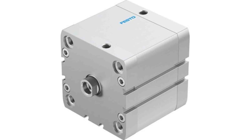 Festo Pneumatic Compact Cylinder 80mm Bore, 40mm Stroke, ADN Series, Double Acting