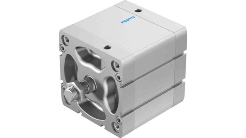 Festo Pneumatic Compact Cylinder 100mm Bore, 50mm Stroke, ADN Series, Double Acting