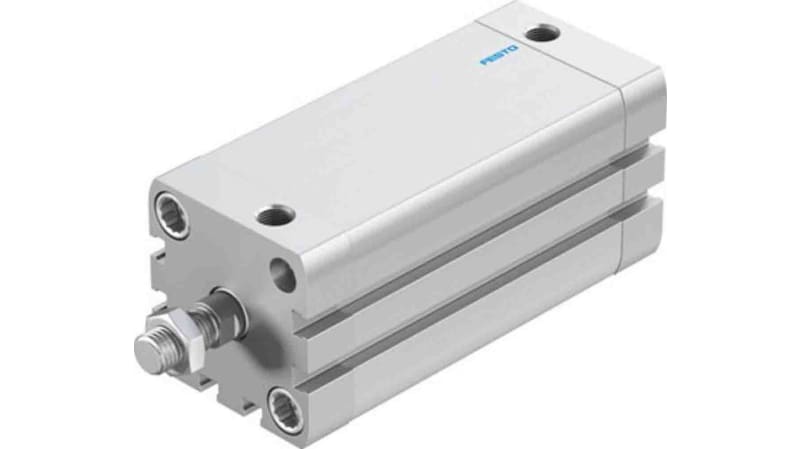 Festo Pneumatic Compact Cylinder 40mm Bore, 80mm Stroke, ADN Series, Double Acting