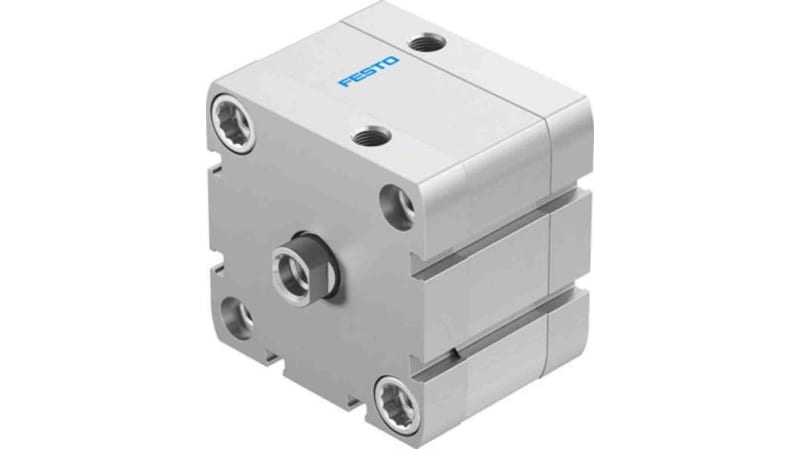 Festo Pneumatic Compact Cylinder 63mm Bore, 10mm Stroke, ADN Series, Double Acting