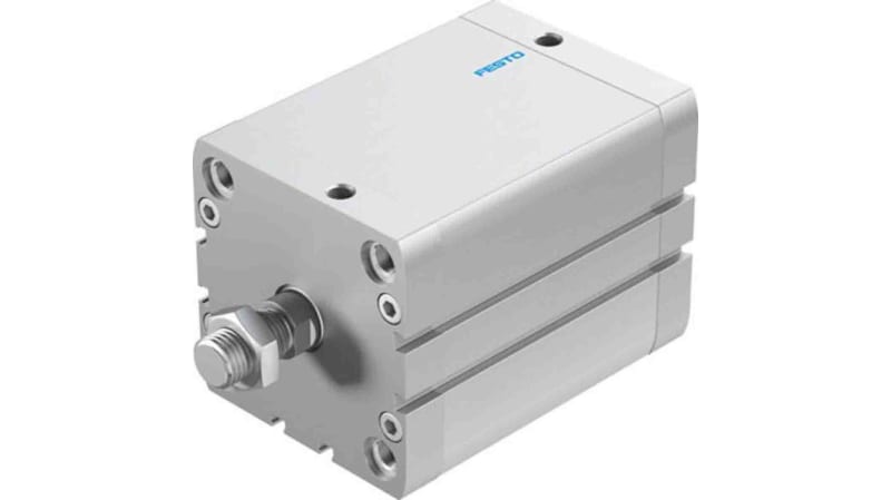 Festo Pneumatic Compact Cylinder 80mm Bore, 80mm Stroke, ADN Series, Double Acting