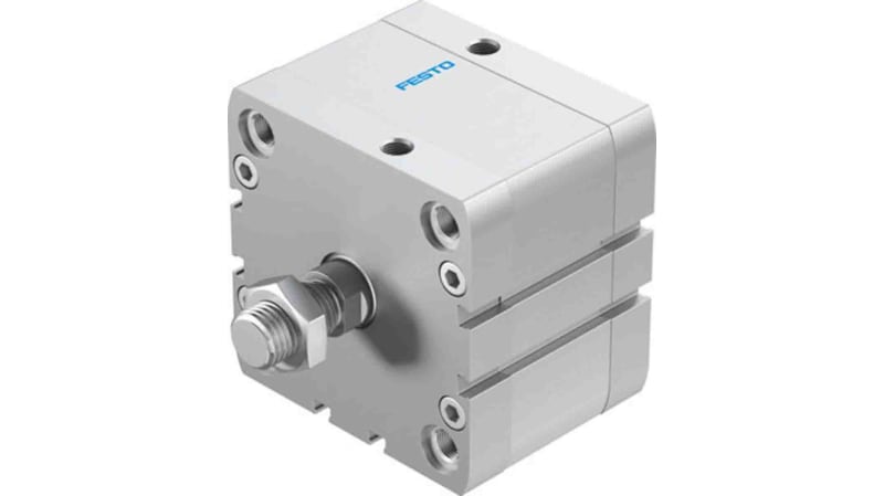 Festo Pneumatic Compact Cylinder 80mm Bore, 20mm Stroke, ADN Series, Double Acting