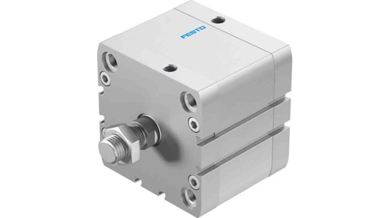 Festo Pneumatic Compact Cylinder 80mm Bore, 30mm Stroke, ADN Series, Double Acting