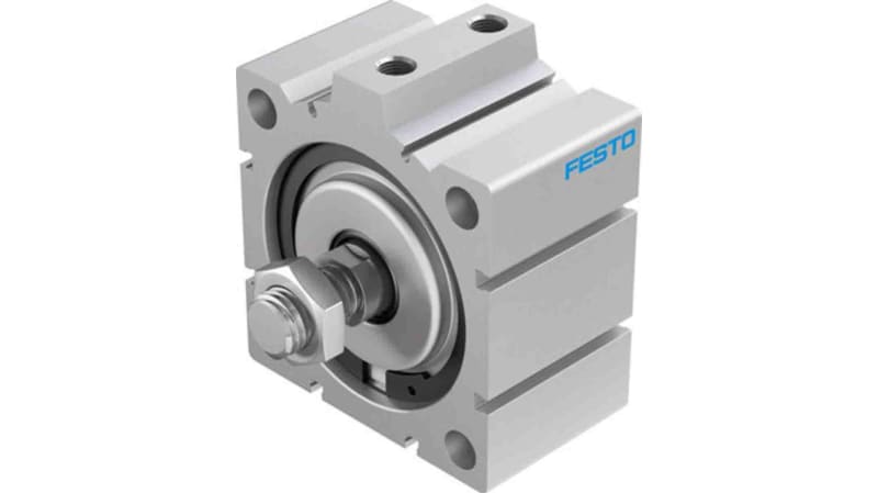 Festo Pneumatic Compact Cylinder 100mm Bore, 10mm Stroke, ADVC Series, Double Acting