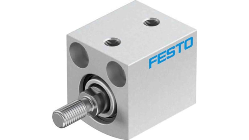 Festo Pneumatic Compact Cylinder 16mm Bore, 10mm Stroke, ADVC Series, Double Acting