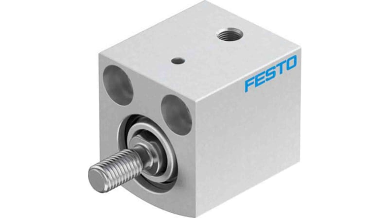 Festo Pneumatic Compact Cylinder 16mm Bore, 10mm Stroke, AEVC Series, Single Acting