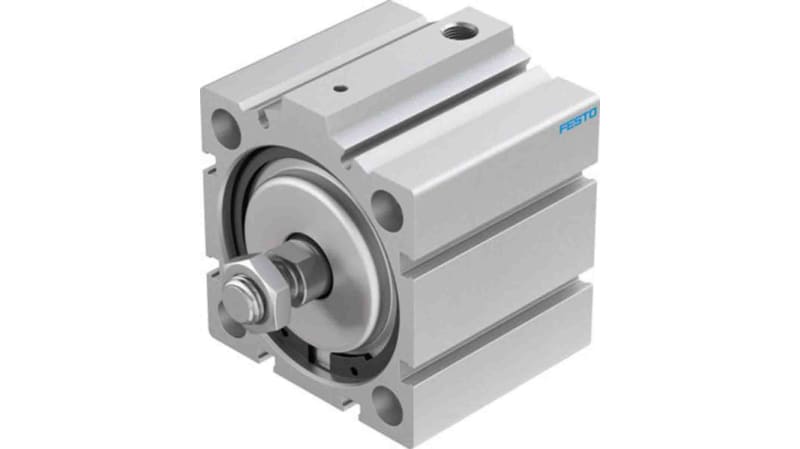 Festo Pneumatic Compact Cylinder 63mm Bore, 25mm Stroke, AEVC Series, Single Acting