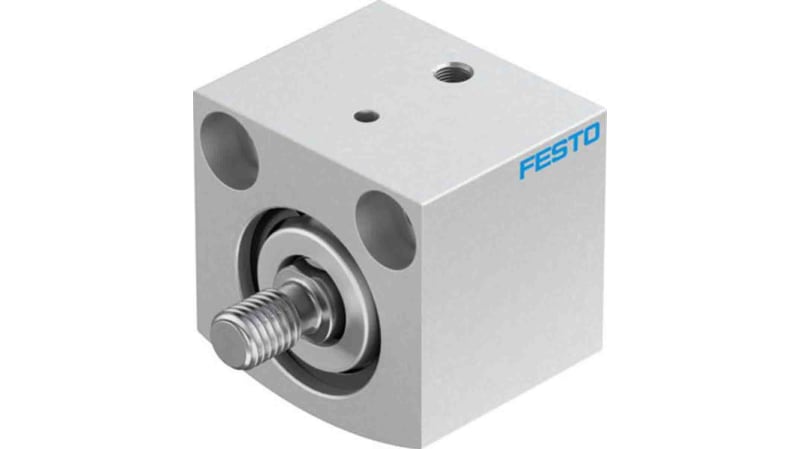 Festo Pneumatic Compact Cylinder 25mm Bore, 10mm Stroke, AEVC Series, Single Acting