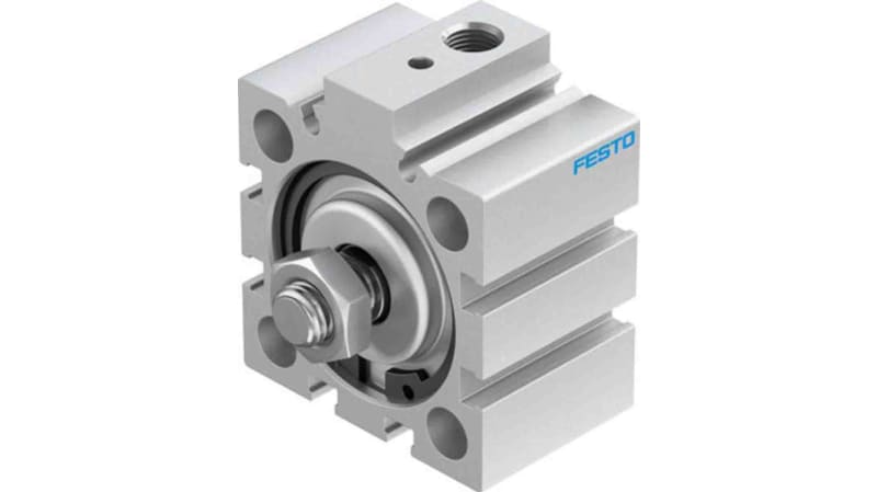 Festo Pneumatic Compact Cylinder 40mm Bore, 10mm Stroke, AEVC Series, Single Acting