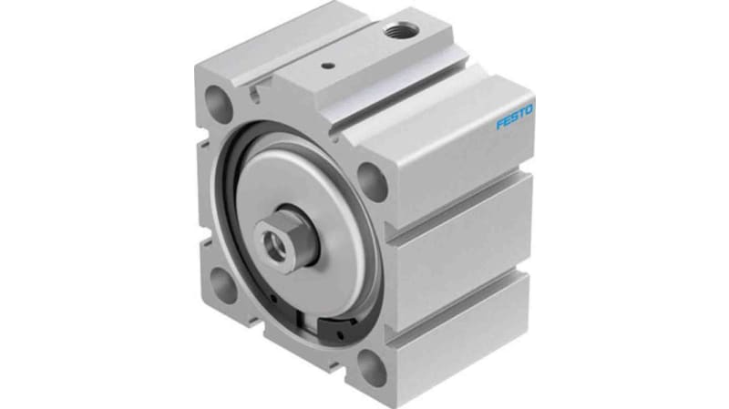 Festo Pneumatic Compact Cylinder 63mm Bore, 10mm Stroke, AEVC Series, Single Acting