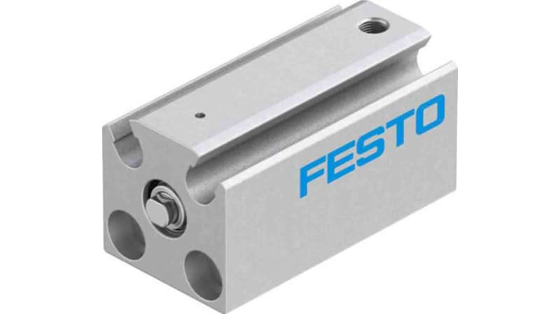 Festo Pneumatic Compact Cylinder 6mm Bore, 10mm Stroke, AEVC Series, Single Acting