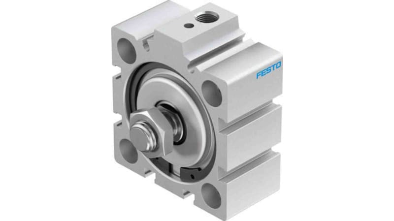 Festo Pneumatic Compact Cylinder 50mm Bore, 10mm Stroke, AEVC Series, Single Acting