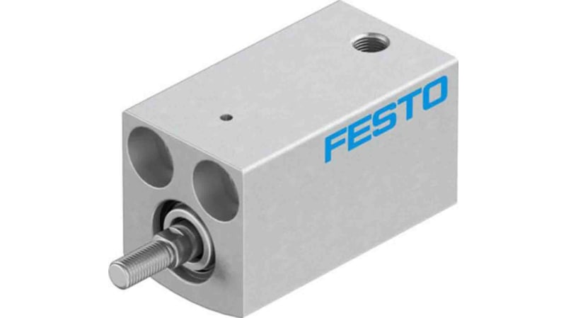 Festo Pneumatic Compact Cylinder 6mm Bore, 10mm Stroke, AEVC Series, Single Acting