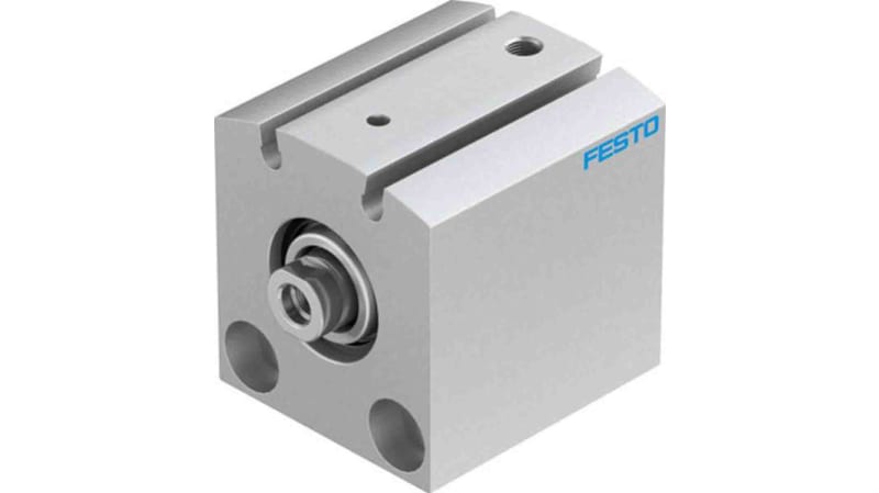 Festo Pneumatic Compact Cylinder 25mm Bore, 10mm Stroke, AEVC Series, Single Acting