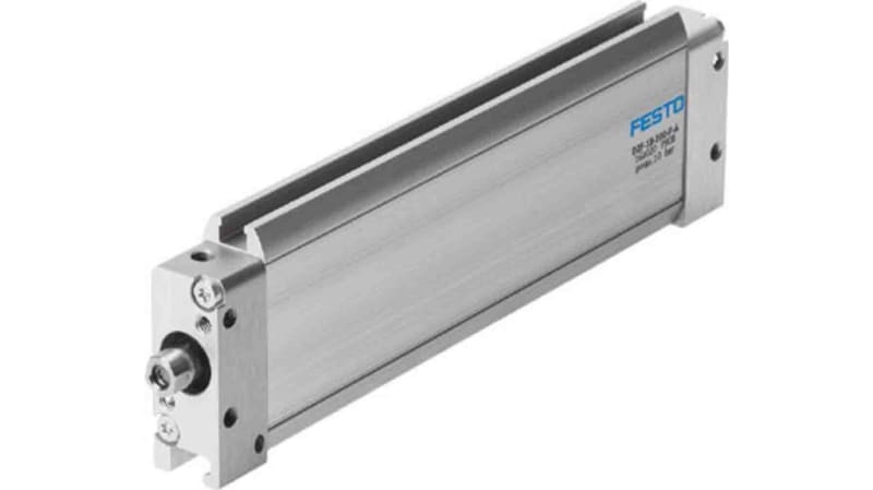 Festo Pneumatic Compact Cylinder 18mm Bore, 80mm Stroke, DZF Series, Double Acting