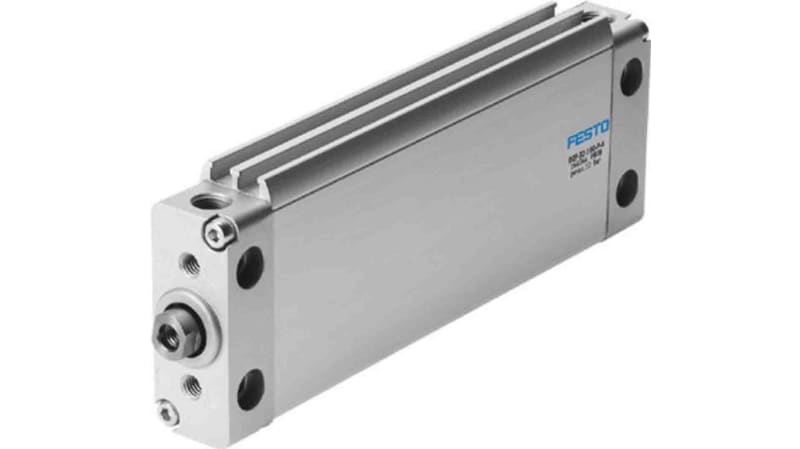 Festo Pneumatic Compact Cylinder 40mm Bore, 10mm Stroke, DZF-40-10-P-A Series, Double Acting