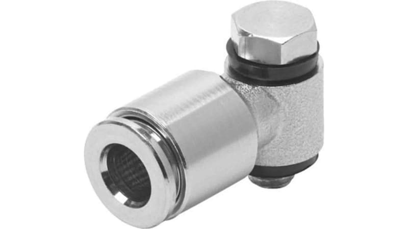 Festo Elbow Threaded Adaptor to G 1/8 Male to Push In 6 mm