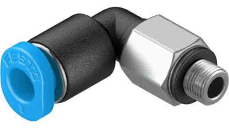 Festo Elbow Threaded Adaptor to M3 Male to Push In 3 mm