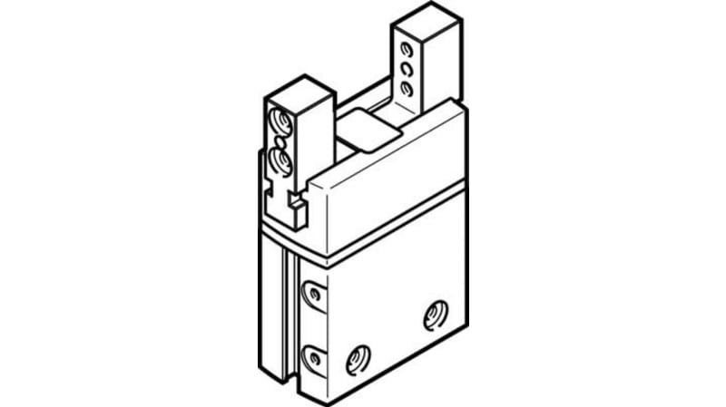 Festo 3 Finger Double Action Pneumatic Gripper, DHDS-50-A-NC