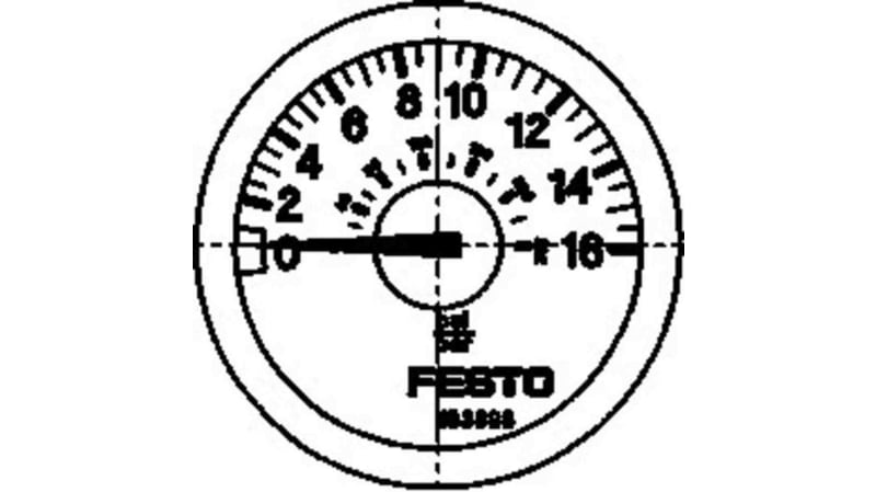 Festo Pressure Gauge 6bar, MA-40-6-G1/4-EN