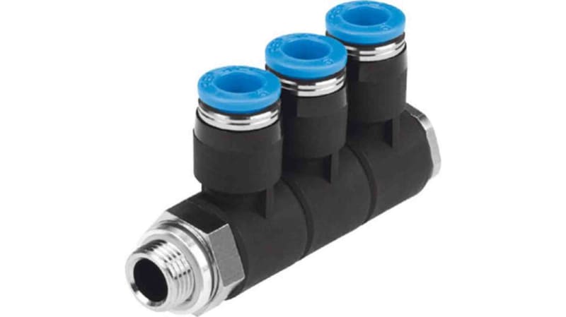Festo QSLV3-1/8-8 multiple distributor