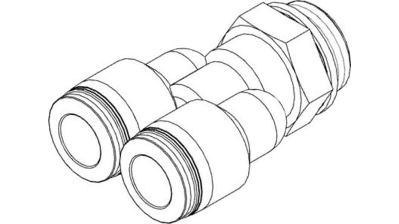 Festo Y Threaded Adaptor to G 3/8 Male to G 3/8 Male