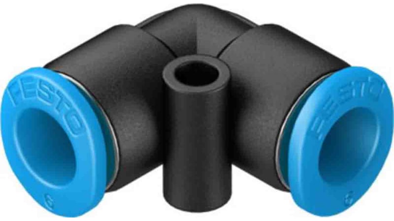 Festo Elbow Tube-toTube Adaptor to Push In 6 mm to Push In 6 mm, QSML Series