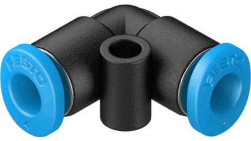 Festo Elbow Tube-toTube Adaptor to Push In 4 mm to Push In 4 mm, QSML Series