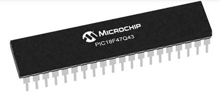 Microchip PIC18F47Q43-I/P 2034748
