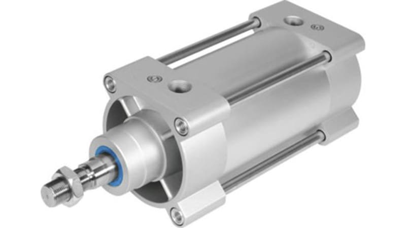 Festo Pneumatic Cylinder 125mm Bore, 400mm Stroke, DSBG-125-400-PPVA-N3 Series, Double Acting