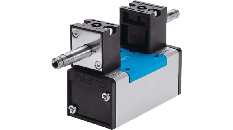 Festo 5/2 Bistable-Dominant Pneumatic Solenoid/Pilot-Operated Control Valve - Electrical JMN1DH Series