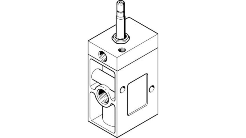 Festo 3/2 Closed, Monostable Pneumatic Solenoid/Pilot-Operated Control Valve - Electrical G 1/2 MCH Series