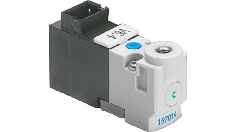 Festo 2/2 Closed, Monostable Pneumatic Solenoid/Pilot-Operated Control Valve - Electrical MHP1 Series